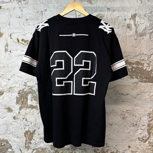 Amiri 22 Logo Skater T-shirt Black Sz XL
