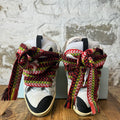 Lanvin Curb Multicolor Lace Grey Sneaker Sz 7 (40)