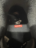 Nike Air Force 1 Low Supreme Black Sz 9