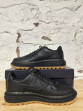 Nike Air Force 1 Low Luxe Black Gum Sz 9 DS