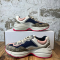 Gucci Rhyton Multicolor White Sneaker Sz 6 (38)