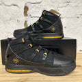 Nike LeBron Zoom 3 Black Metallic Gold Sz 10 DS