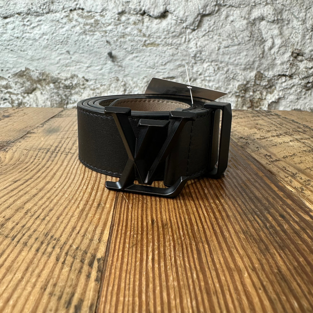 Louis Vuitton Noir Optic Belt Sz (95/38)