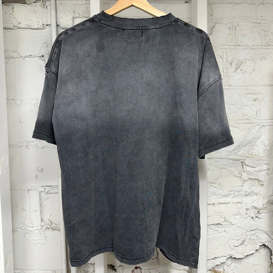 Vale Bling Graffitti Grey T-Shirt Sz S