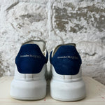 Alexander Mcqueen Blue Tab White Sneaker Sz 7 (40)