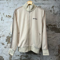 Palm Angels Beige Cream Track Jacket Sz M
