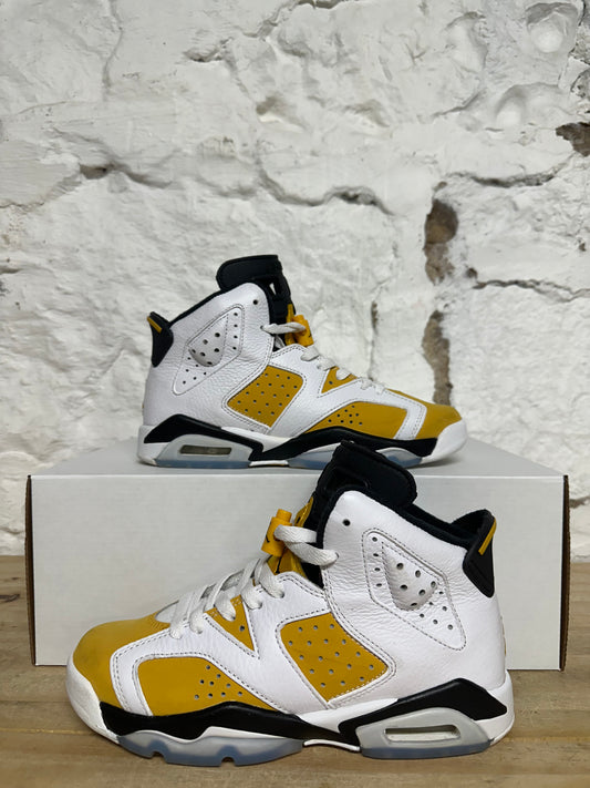 Air Jordan 6 Yellow Ochre Sz 4Y