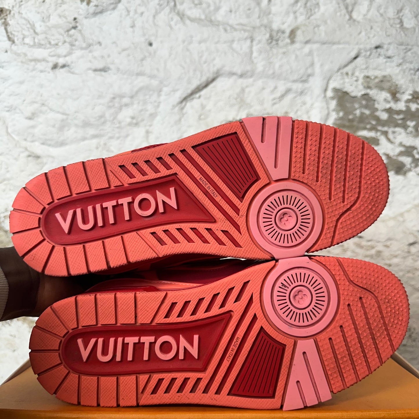 Louis Vuitton Red Skate Sneaker Sz 8.5 (7LV)