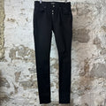 Amiri Knee Rip Black Denim Jeans Sz 31