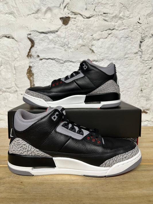Air Jordan 3 Black Cement Sz 10