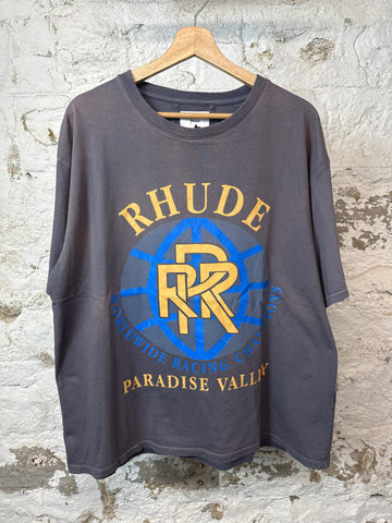 Rhude Paradise Valley T-shirt Brown Sz M