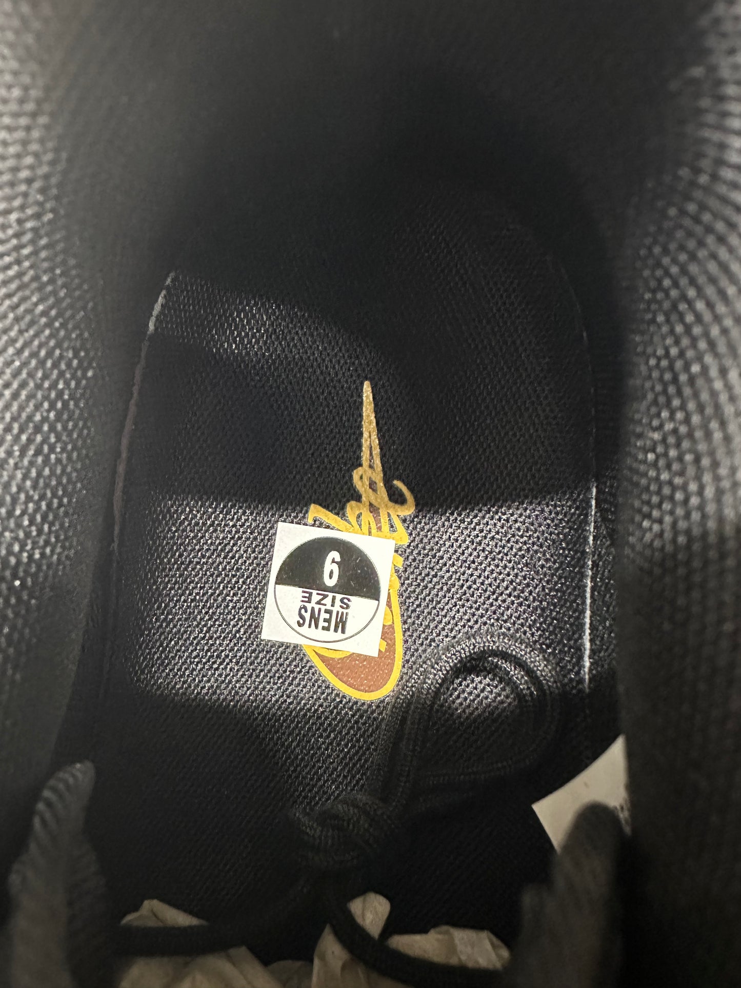 Nike Air Force 1 Low Luxe Black Gum Sz 9 DS