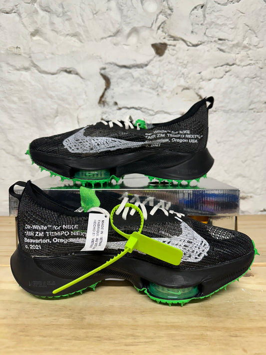 Nike Zoom Tempo Next % Off White Black Scream Green Sz 12 DS