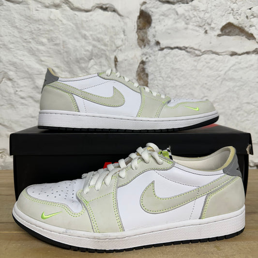 Air Jordan 1 Low Ghost Green Sz 10.5