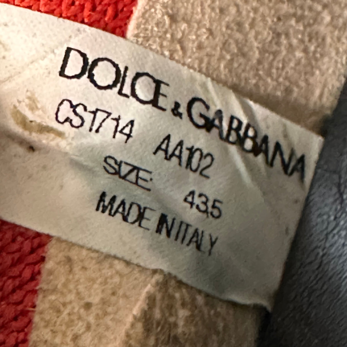 Dolce Gabbana Italia Split  Sorrento Sneaker Sz 10.5 (43.5)