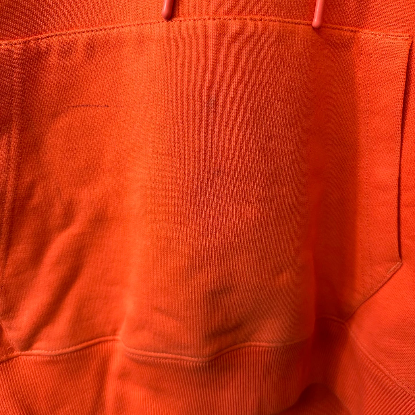 Off White Green Spell Orange Hoodie Sz S