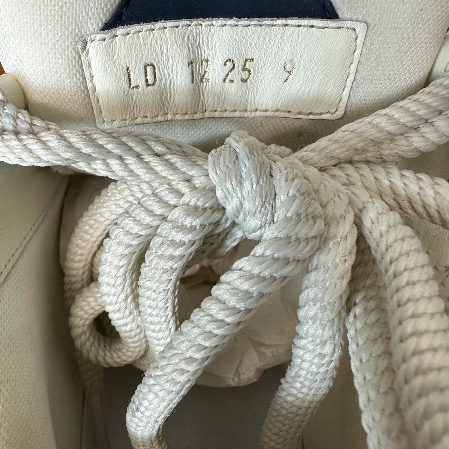 Louis Vuitton Navy White Skate Sneaker Sz 10.5 (9LV)
