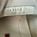 Prada Americas Cup Grey Patent White Sneaker Sz 7.5