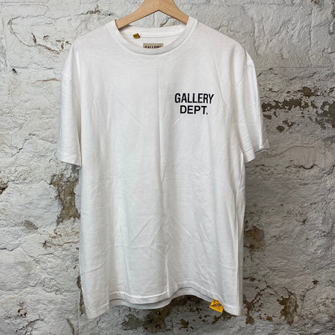 Gallery Dept White Spell Out T-Shirt Sz L