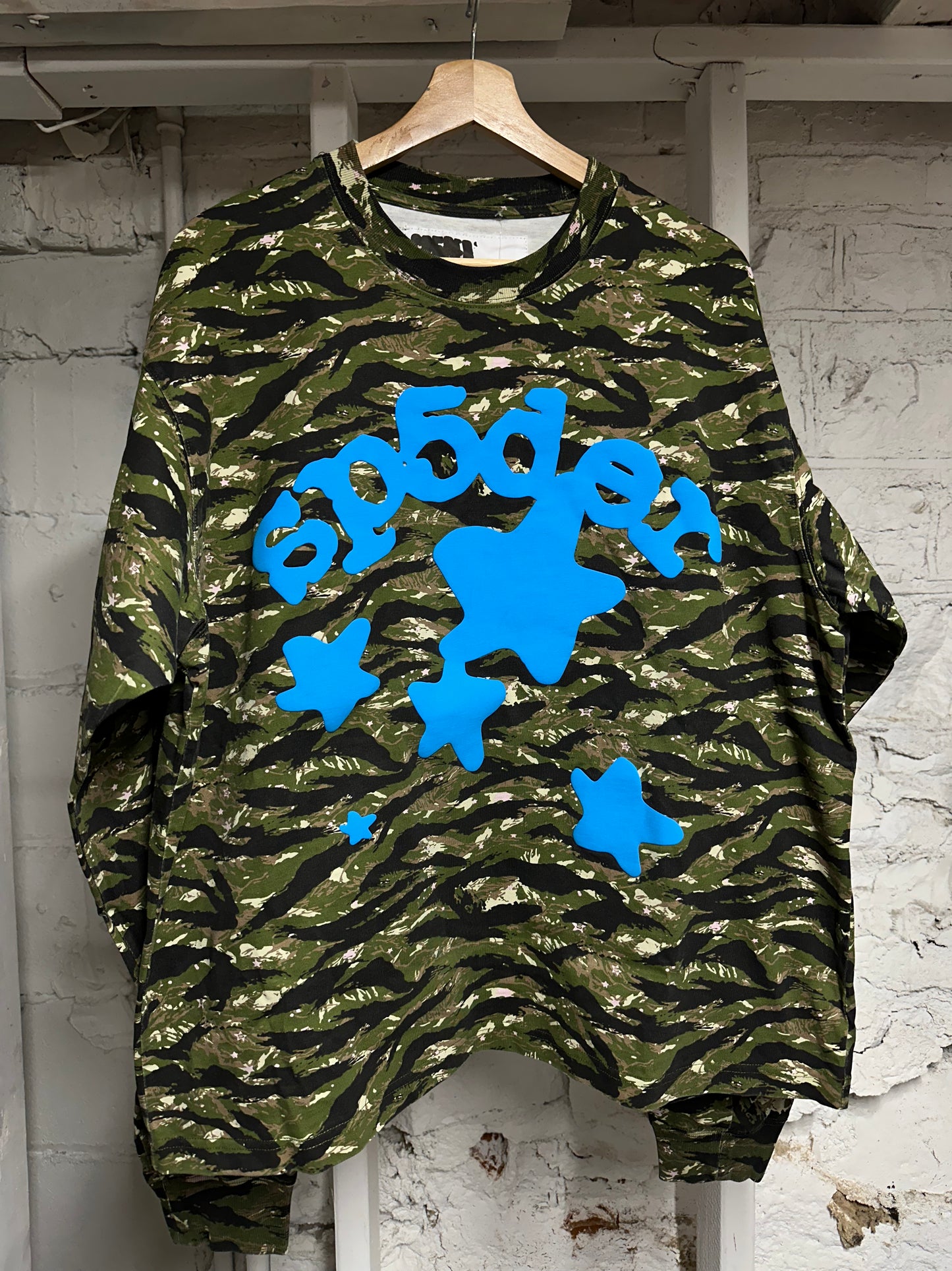 Spider Tiger Camo L/S Sz L