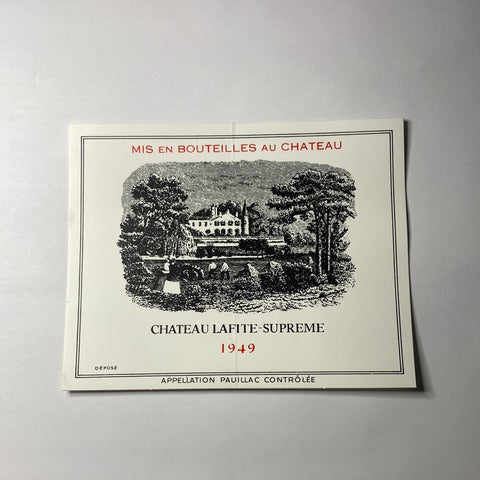 Supreme Chateau Lafite Sticker