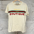 Gucci Boutique Cream T-Shirt Sz XS