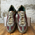 Gucci Rhtyon Multicolor GG Monogram Brown Sneaker Sz 11