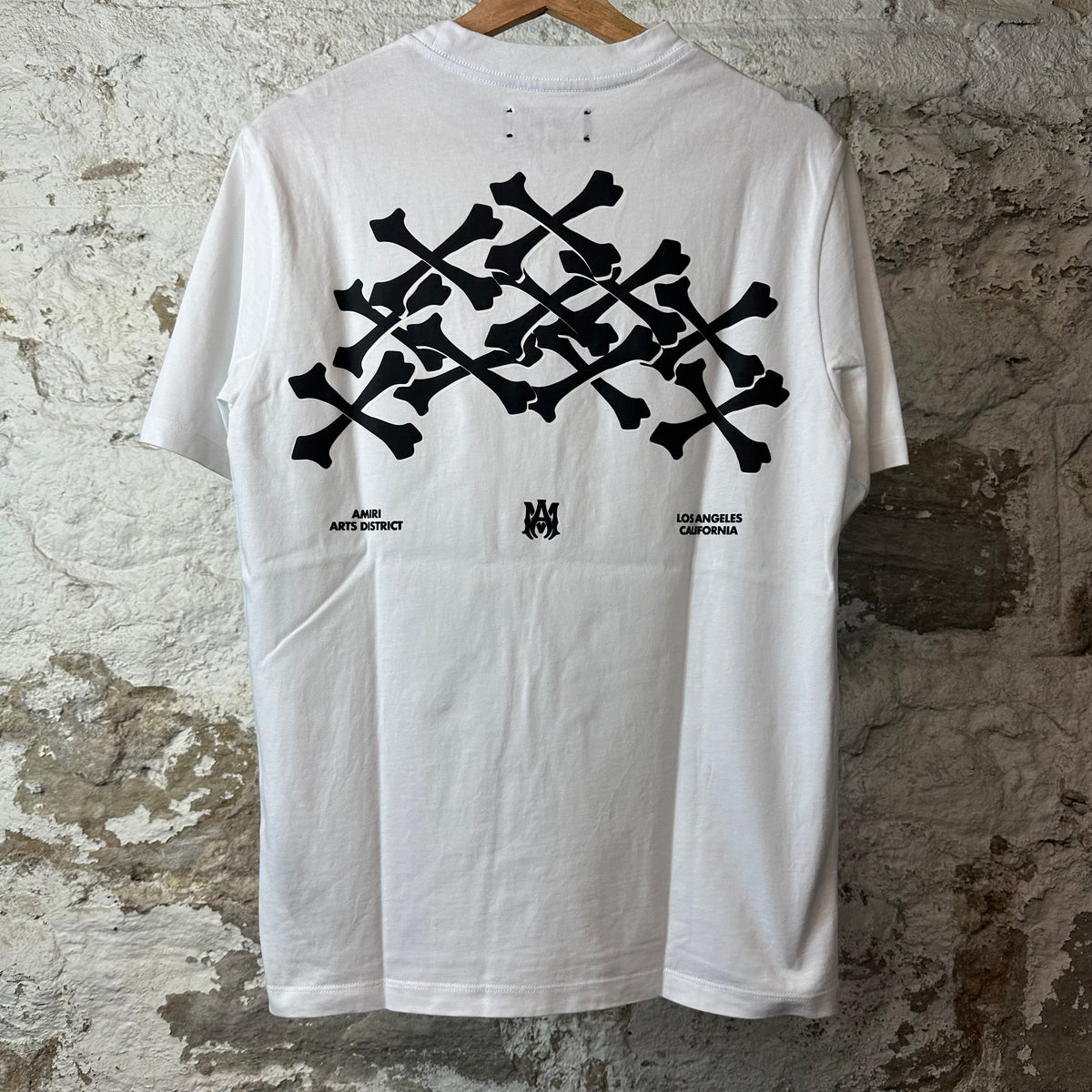 Amiri Hollywood Bones White T-Shirt Sz XS