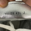 Alexander McQueen Silver White Tread Boot Sz 10.5 (43.5)