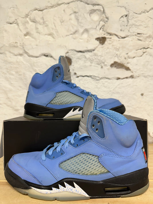 Air Jordan 5 UNC University Blue Sz 9.5