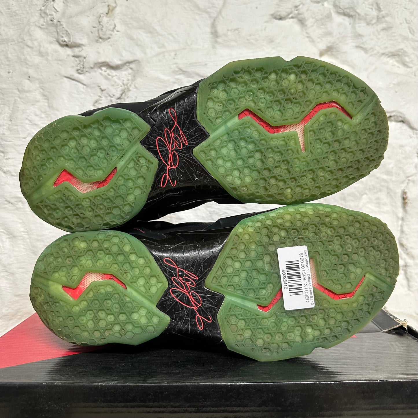 Nike LeBron 11 Diffused Jade Sz 13