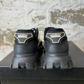 Prada Cloubust Thunder Black White Sneaker Sz 8.5
