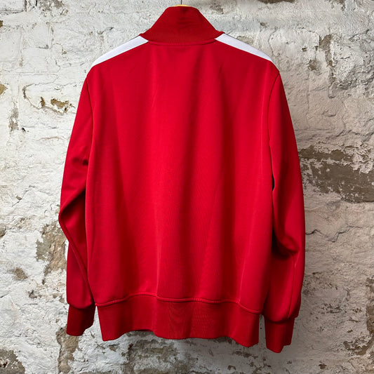 Palm Angels Red White Track Jacket Sz XXL