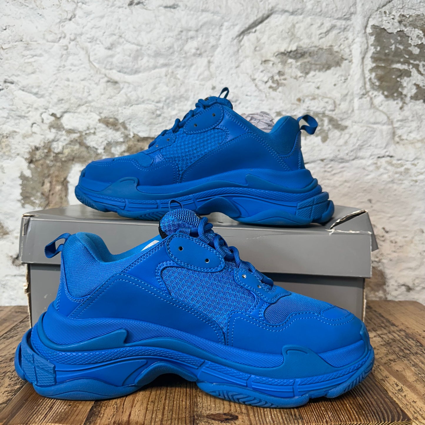 Balenciaga Triple S Triple Blue Sneaker Sz 10 (43)