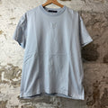 Louis Vuitton Embossed Logo Light Blue T-Shirt Sz S
