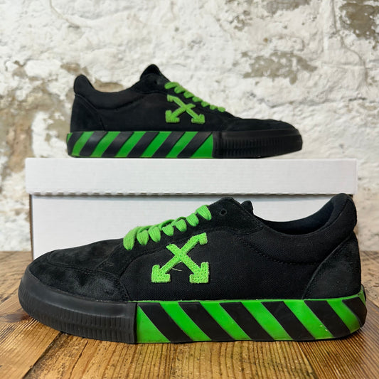 Off White Green Arrow Black Vulc Sneaker Sz 8 (41)