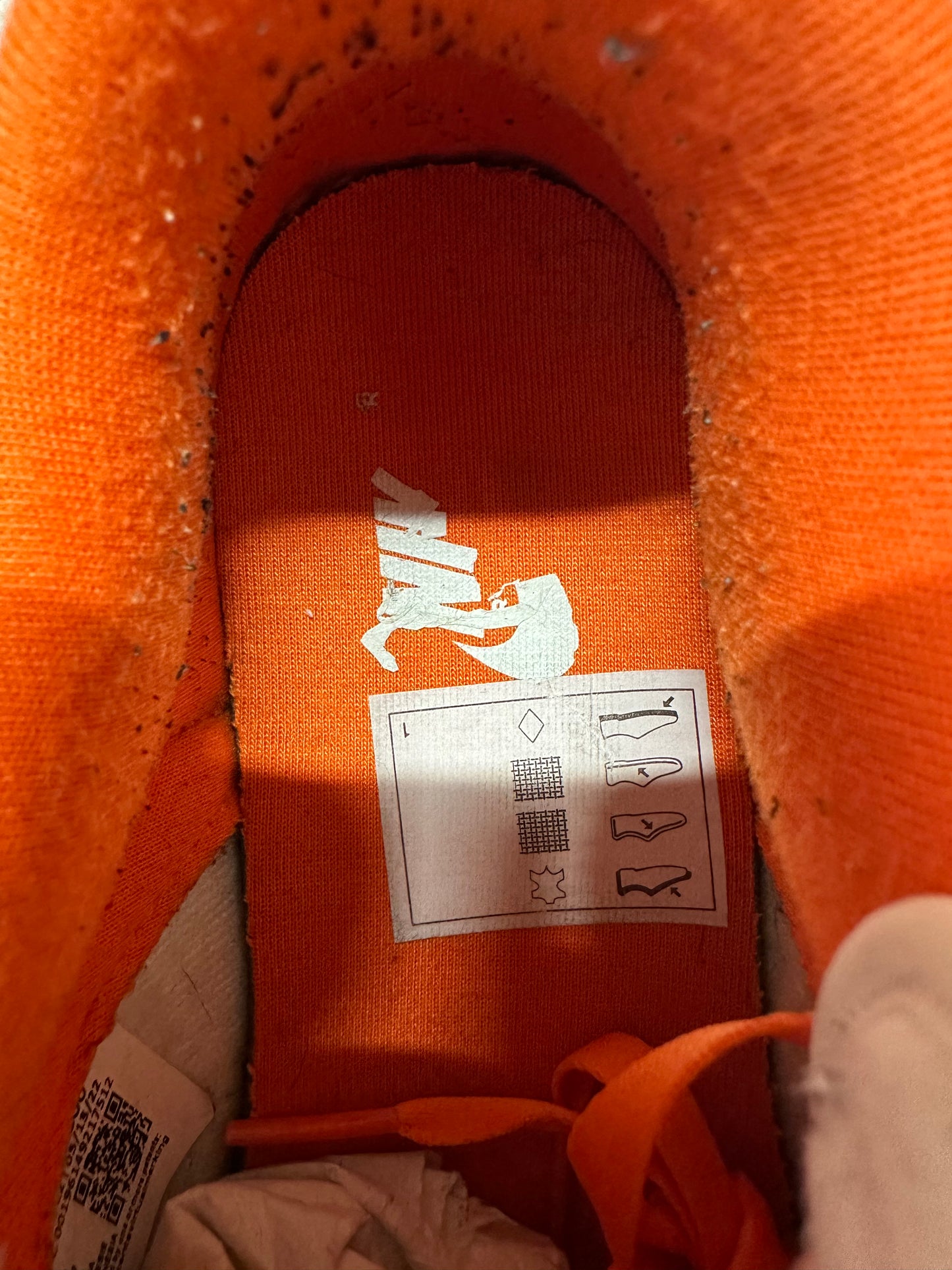 Nike Dunk Low Brilliant Orange Sz 7Y