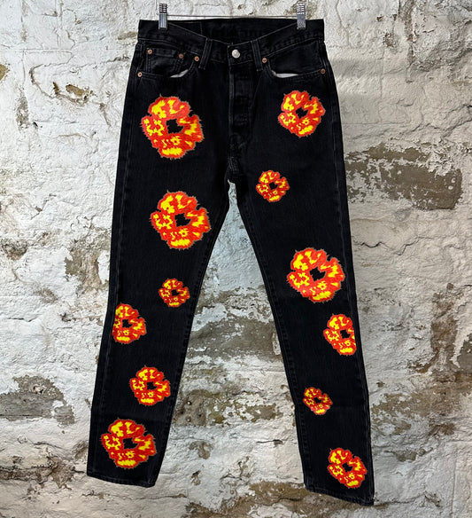 Denim Tears Offset CW Black Denim Jeans Sz 30