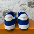 Louis Vuitton Blue White Damier Rivoli Sneaker Sz 9.5 (8LV) DS
