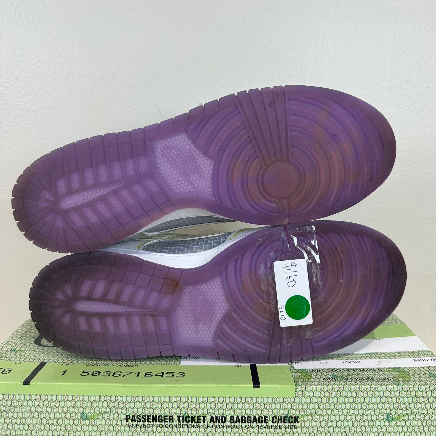 Nike Dunk Low Union Passport Court Purple Sz 10