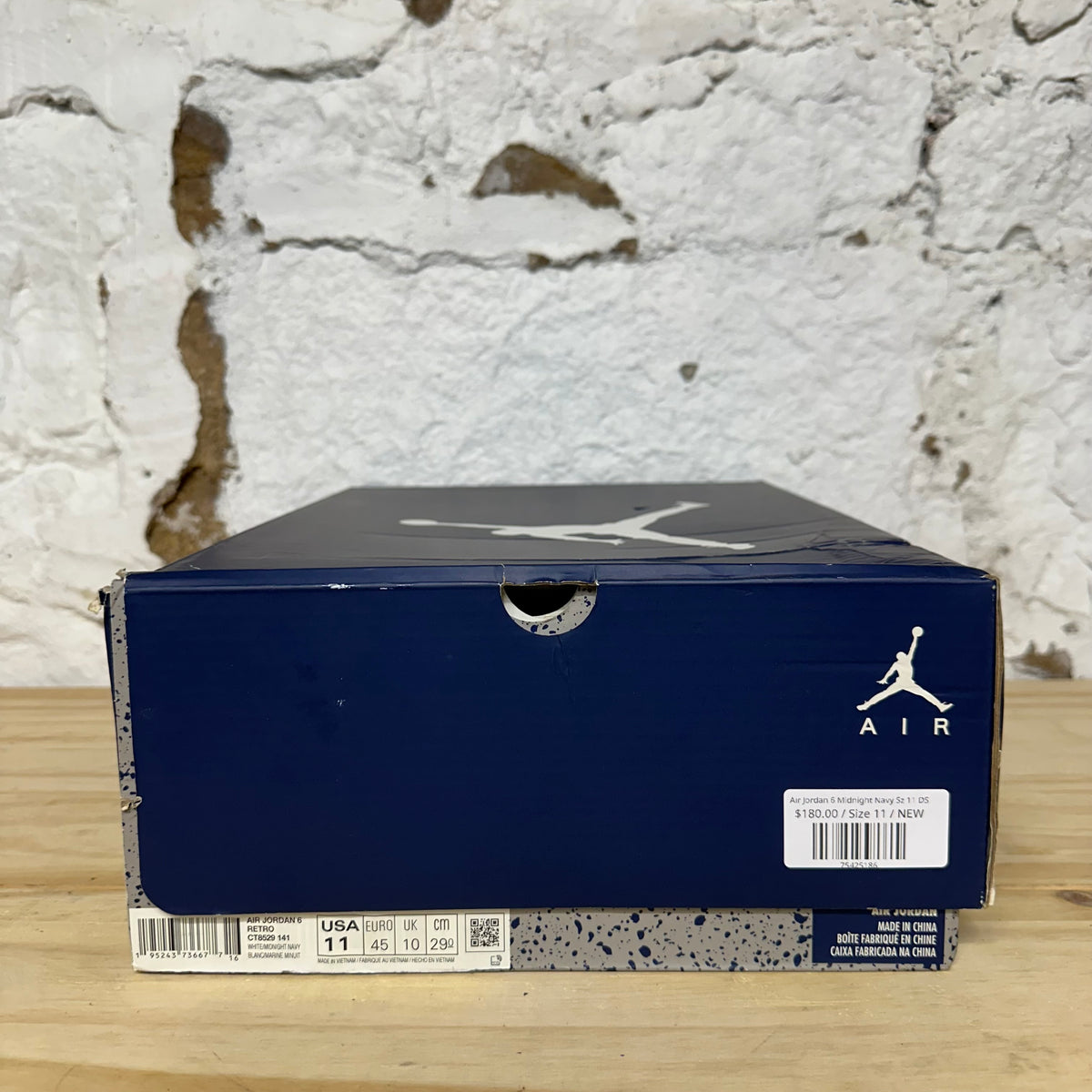 Air Jordan 6 Midnight Navy Sz 11 DS