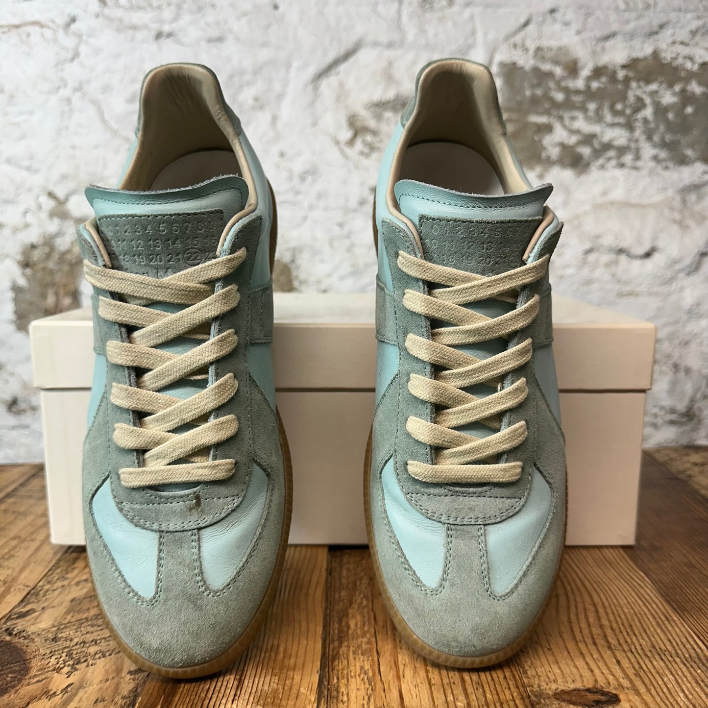 Maison Margiela Replica Nimbus Smoke Green Sneaker Sz 7 (40)