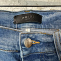 Amiri Plain Blue Denim Jeans Sz 29