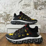 Versace Black Gold Trigreca Sneaker Sz 10 (43) No Box