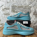 Prada Americas Cup Turquoise Rubber Sneaker Sz 6.5 (39)