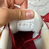 Louis Vuitton Red White Trainer Sz 10.5 (9LV)