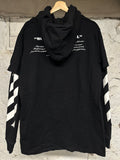 Off-White T-Shirt Hoodie Sz M