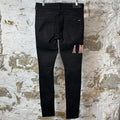 Amiri Red Tie-Dye Core Logo Black Denim Jean Sz 31