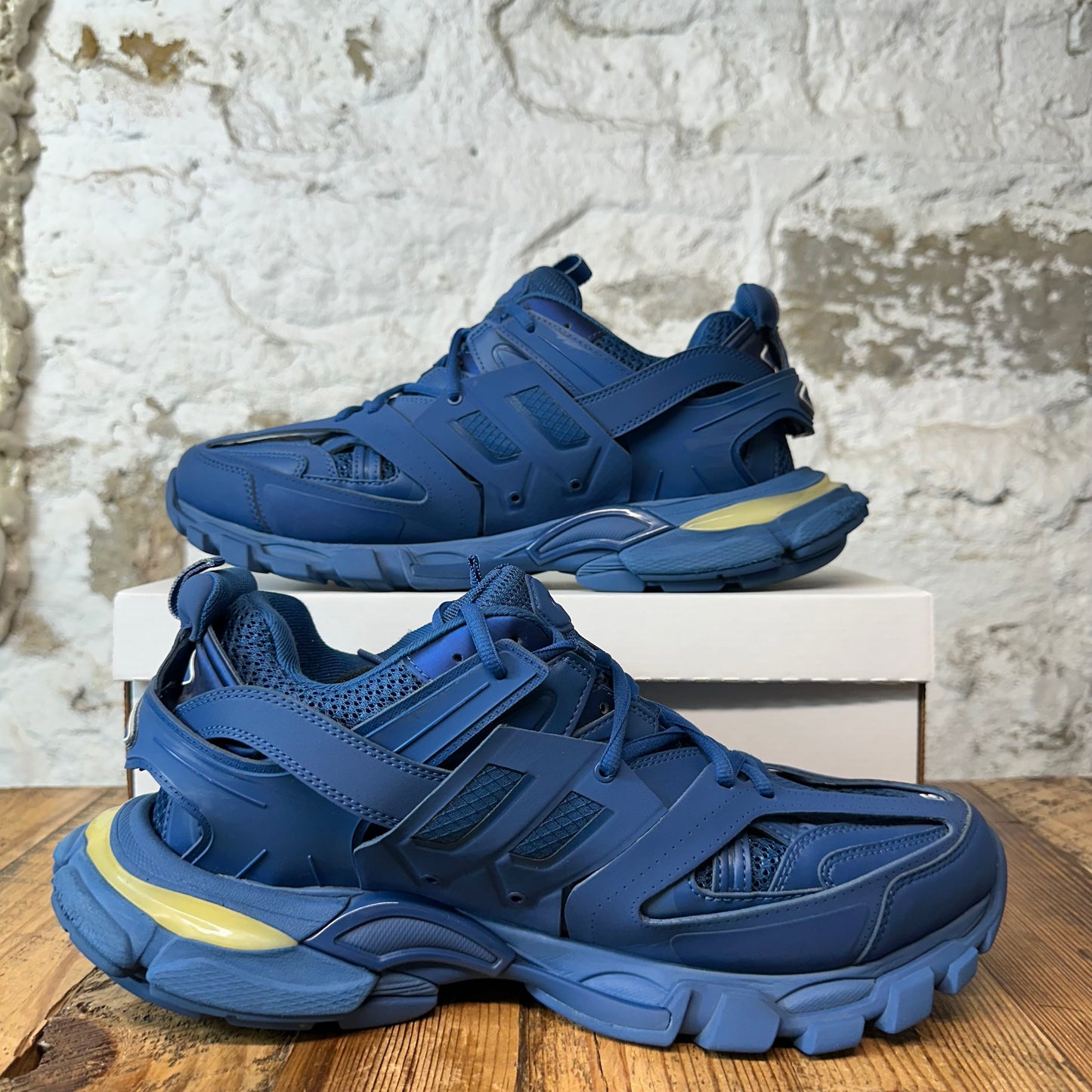 Balenciaga Track Runner Triple Blue LED Sneaker Sz 12 (45)