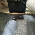 Amiri MX2 Multicolor Flannel Blue Denim Jeans Sz 31